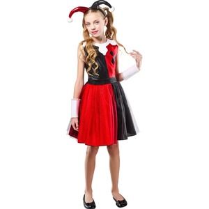 DC Comics Girls' Harley Quinn Costume Dress sz s